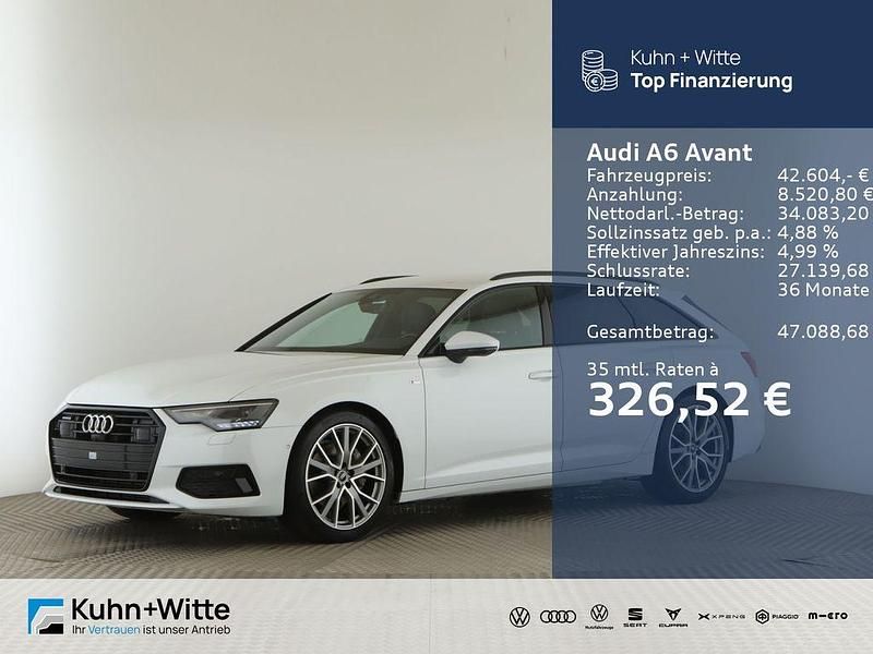 Weiß Gebraucht 2022 Audi A6 Sport Kombi | 42.604 € (Etwas zu teuer) - Bild 1/3
