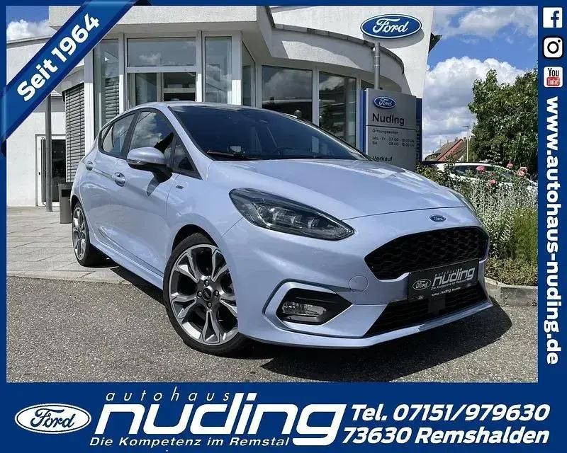 Freedome blue Gebraucht 2021 Ford Fiesta ST-Line Kleinwagen | 14.990 € (Guter Preis) - Bild 1/4