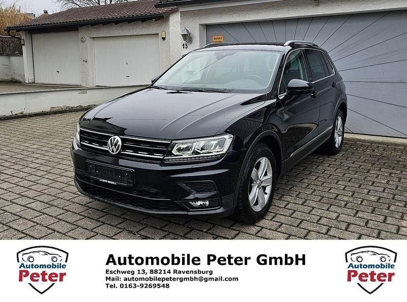 Schwarz Gebraucht 2018 VW Tiguan Sound SUV | 21.500 € (Superpreis) - Bild 1/4