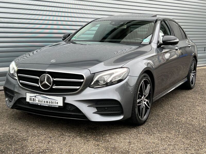 Selenitgrau metalliclack Gebraucht 2017 Mercedes E350 AMG Limousine | 34.999 € (Teuer) - Bild 1/4