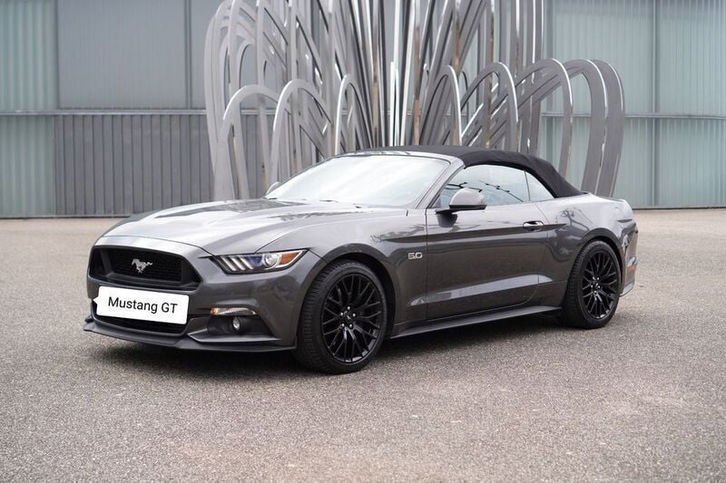 Grau Gebraucht 2017 Ford Mustang GT Cabrio | 34.200 € (Superpreis) - Bild 1/4