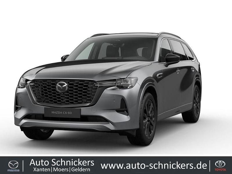 Grau Gebraucht 2025 Mazda CX-80 Homura-Line SUV | 51.490 € (Guter Preis) - Bild 1/4