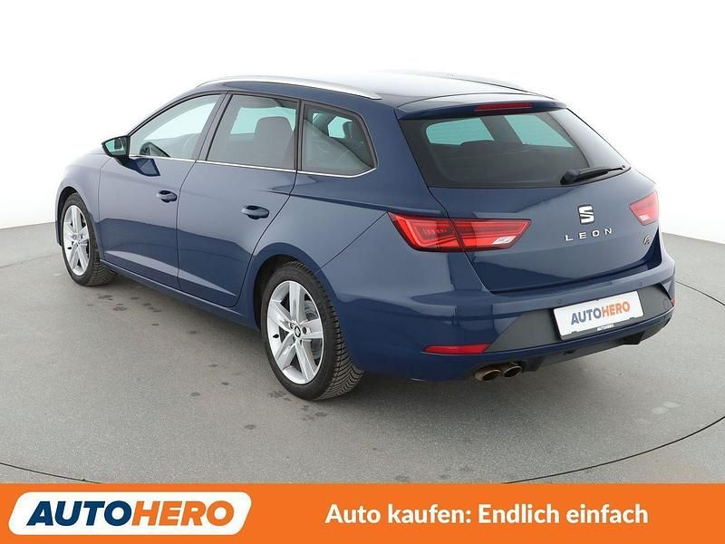 Usata Seat Leon FR 179 CV (131 kW) 2017 Blu Station wagon