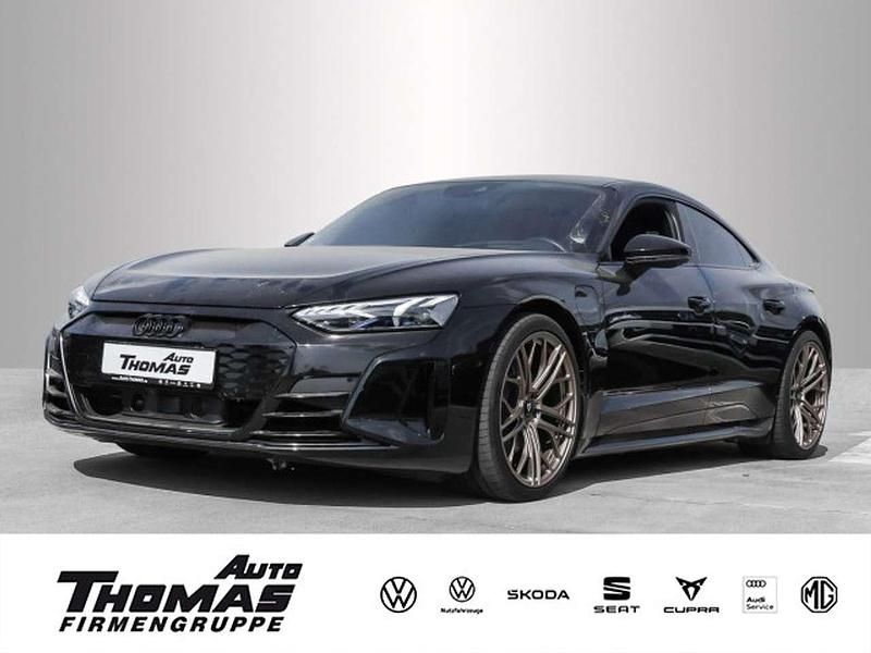 Mythosschwarz metallic Gebraucht 2022 Audi e-tron GT quattro Sport Limousine | 68.989 € - Bild 1/2
