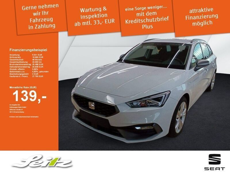 Nevada weiss Gebraucht 2024 Seat Leon FR Kombi | 27.790 € (Guter Preis) - Bild 1/4
