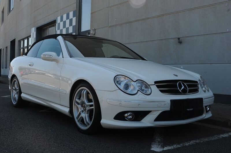 Gebraucht Mercedes CLK55 AMG AMG 367 PS (269 kW) 2006 Weiß Cabrio