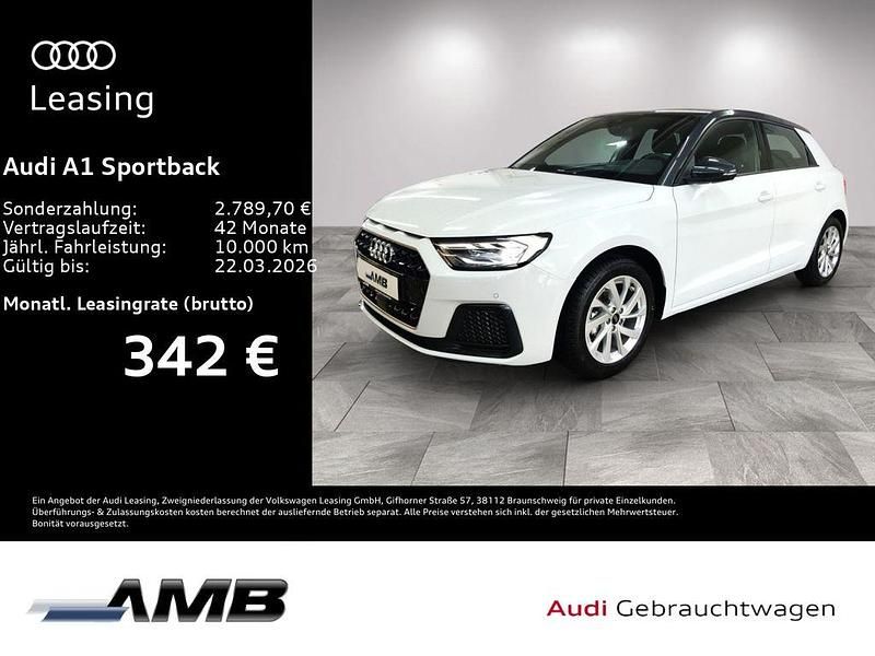Gebraucht Audi A1 Sportback Advanced Plus 95 PS (69 kW) 2025 Gletscherweiß metallic Kleinwagen