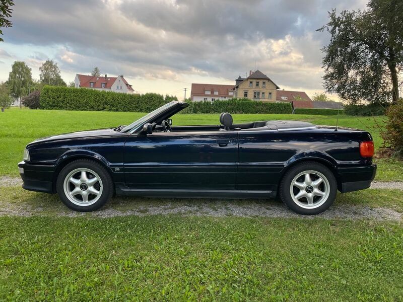 Blau Gebraucht 1996 Audi Cabriolet Competition Cabrio | 11.800 € (Fairer Preis) - Bild 1/4