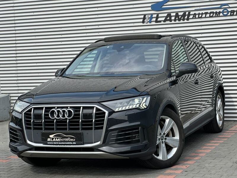 Orcaschwarz metallic Gebraucht 2020 Audi Q7 SUV | 39.999 € - Bild 1/4
