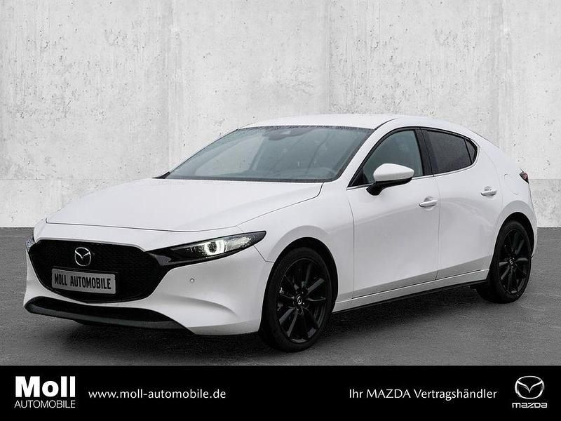 Snowflake white pearl Gebraucht 2020 Mazda 3 Selection Limousine | 23.890 € (Etwas zu teuer) - Bild 1/4