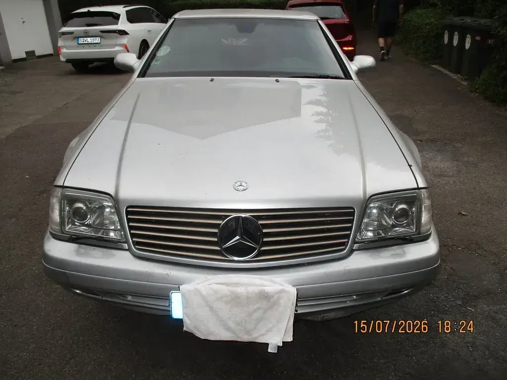 Gebraucht Mercedes SL320 224 PS (164 kW) 1999 Silber Cabrio