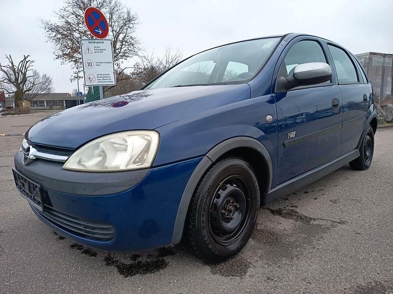 Gebraucht Opel Corsa 75 PS (55 kW) 2003 Blau Kleinwagen
