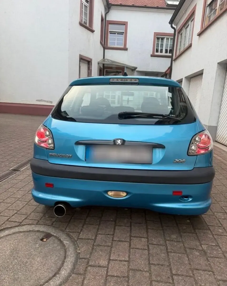 Gebraucht Peugeot 206 109 PS (80 kW) 2002 Blau Coupé