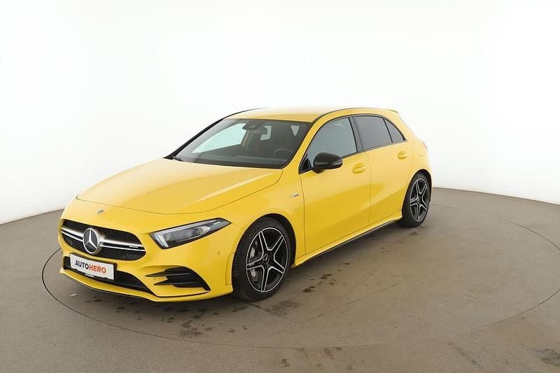 Gelb Gebraucht 2022 Mercedes A35 AMG AMG Limousine | 36.500 € (Superpreis) - Bild 1/3