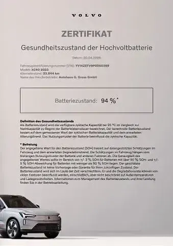 Gebraucht Volvo XC40 Single Motor 169 kW (231 PS) 2023 Blau SUV