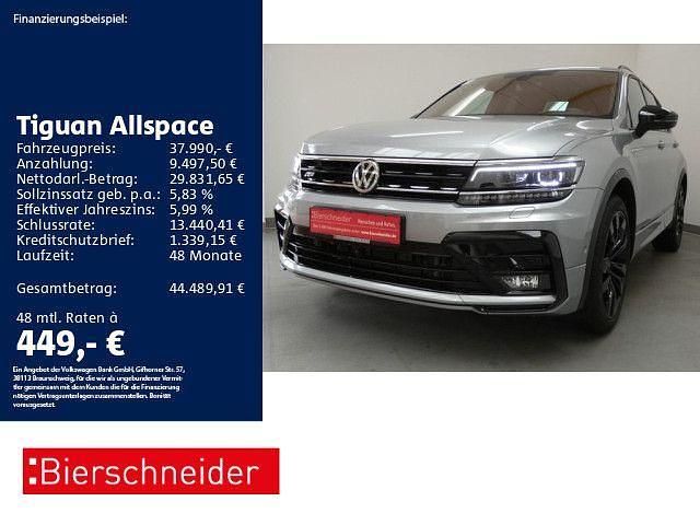Silber Gebraucht 2021 VW Tiguan Allspace R-line SUV | 37.990 € (Fairer Preis) - Bild 1/3