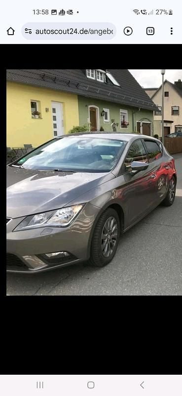 Grau Gebraucht 2015 Seat Leon Limousine | 6.590 € (Fairer Preis) - Bild 1/2