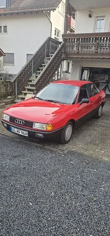 Usata Audi 80 90 CV (66 kW) 1990 Rosso Berlina
