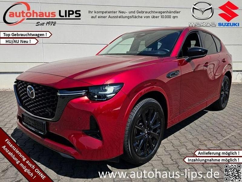 Rot Gebraucht 2024 Mazda CX-60 Homura-Line SUV | 46.690 € (Fairer Preis) - Bild 1/4