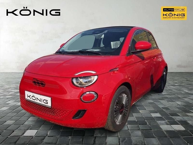 Rot Gebraucht 2022 Fiat 500e Red Cabrio | 22.990 € (Fairer Preis) - Bild 1/4