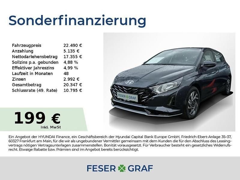 Aurora grey Neu 2025 Hyundai i20 Trend Kleinwagen | 23.780 € (Fairer Preis) - Bild 1/4