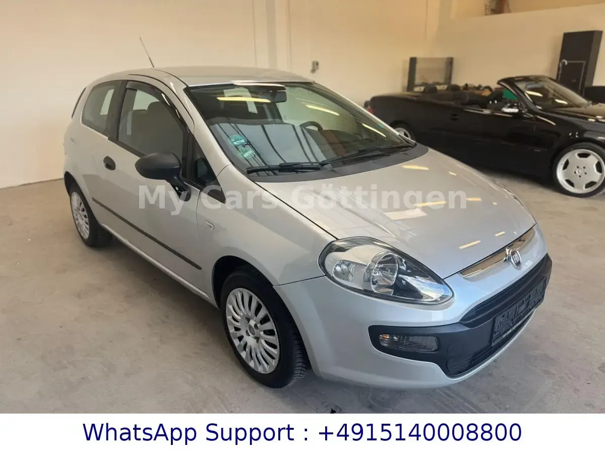 Gebraucht Fiat Punto Evo Active 77 PS (56 kW) 2010 Silber Kleinwagen