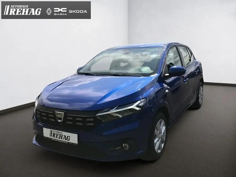 Blau Gebraucht 2021 Dacia Sandero Comfort Kleinwagen | 10.480 € (Guter Preis) - Bild 1/4