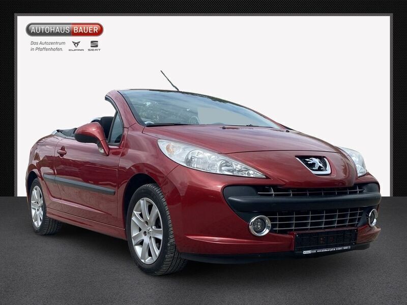 Rot Gebraucht 2007 Peugeot 207 CC Sport Cabrio | 4.900 € (Fairer Preis) - Bild 1/4