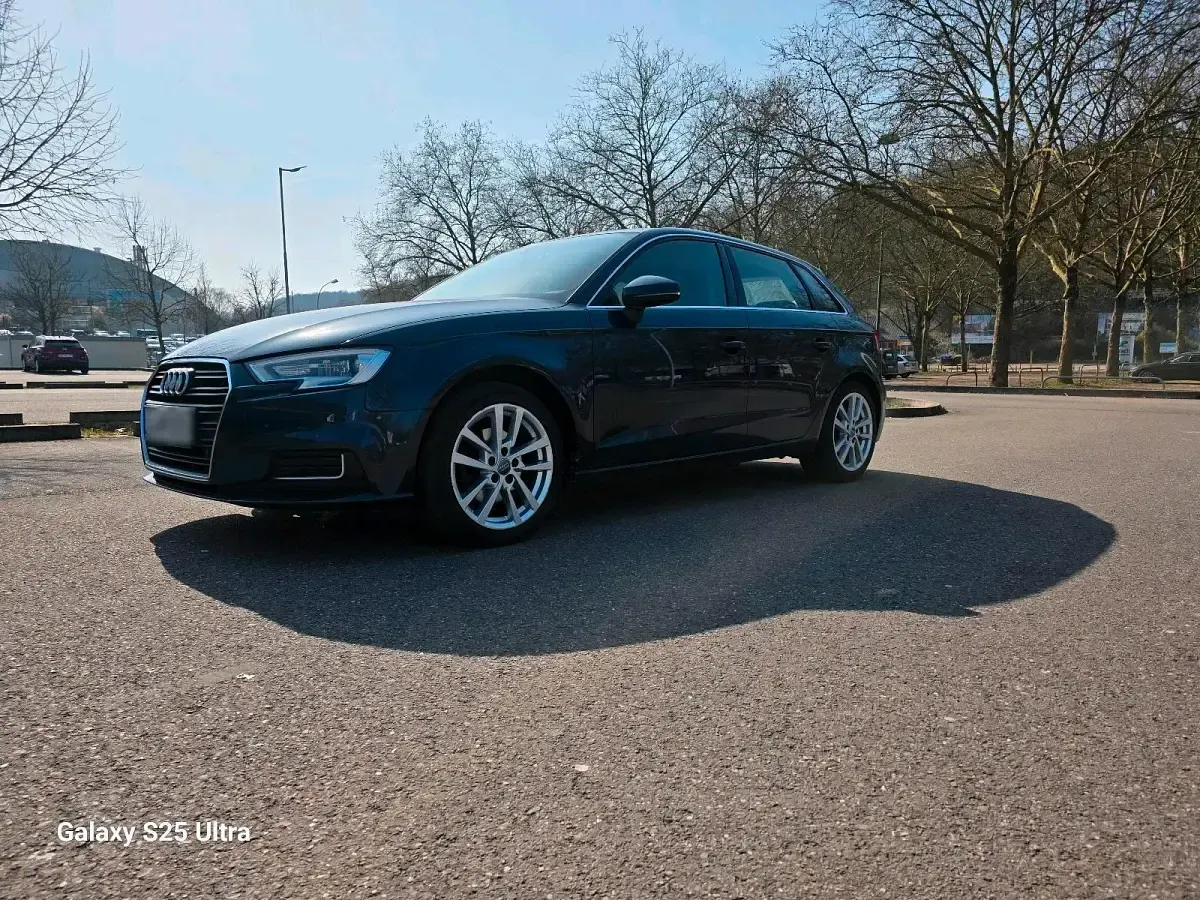 Brugt Audi A3 Sportback 110 HK (80 kW) 2017 Blå Hatchback
