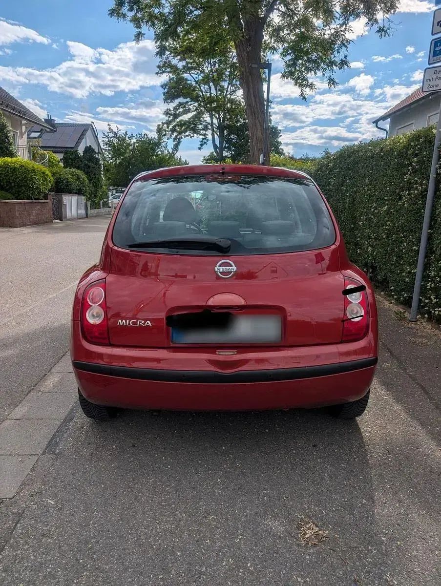 Gebraucht Nissan Micra 80 PS (58 kW) 2006 Rot Kleinwagen