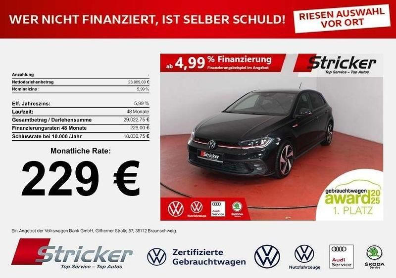 Gebraucht VW Polo GTI 207 PS (152 kW) 2024 Schwarz Kleinwagen