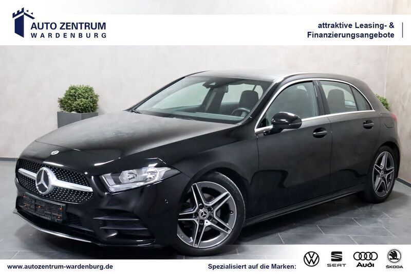 Schwarz Gebraucht 2020 Mercedes A180 AMG line Limousine | 22.260 € (Fairer Preis) - Bild 1/4
