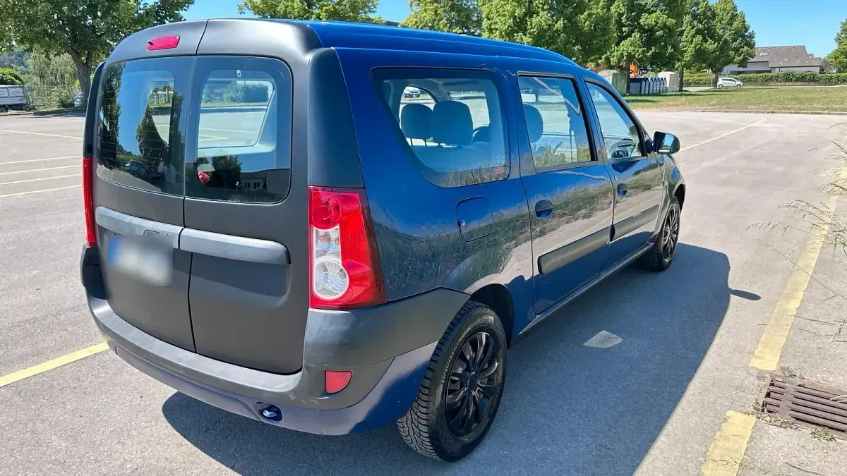 Gebraucht Dacia Logan MCV 75 PS (55 kW) 2008 Blau Van / Kleinbus