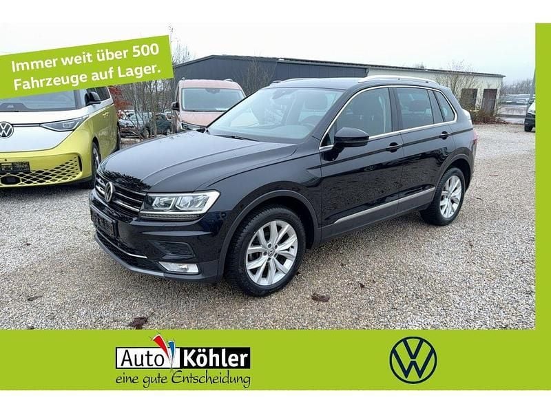 Schwarz Gebraucht 2016 VW Tiguan Highline SUV | 15.680 € (Guter Preis) - Bild 1/3