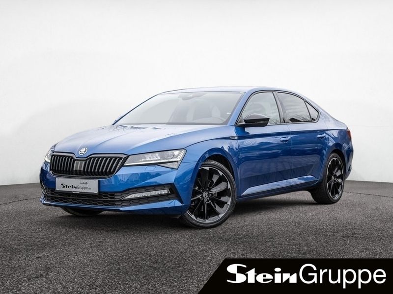 Blau Gebraucht 2020 Skoda Superb SportLine Limousine | 28.350 € (Guter Preis) - Bild 1/4