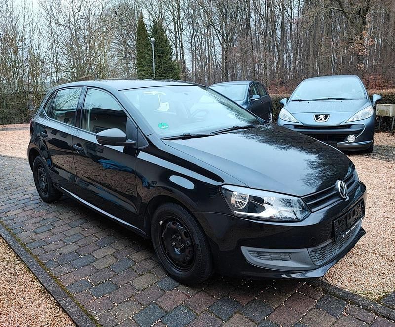 Gebraucht VW Polo Trendline 60 PS (44 kW) 2011 Schwarz Kleinwagen