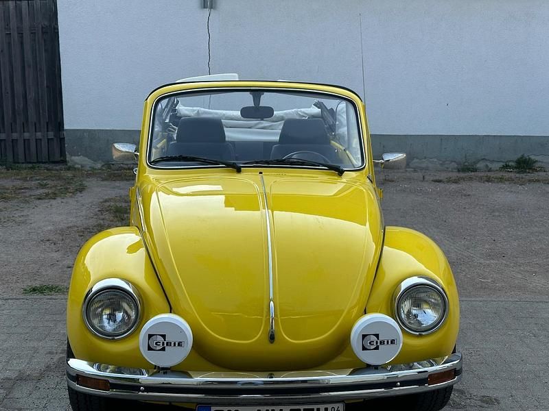 Gelb Gebraucht 1973 VW Käfer Cabrio | 22.900 € - Bild 1/4