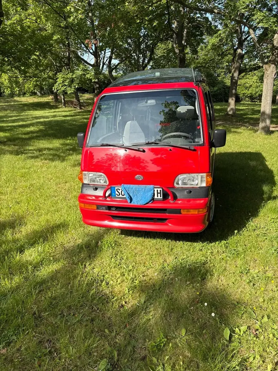 Gebraucht Subaru Libero 54 PS (39 kW) 1994 Rot Van / Kleinbus