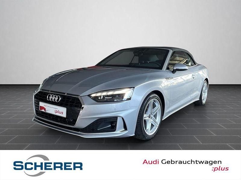 Florettsilber metallic verdeck Gebraucht 2024 Audi A5 Cabriolet Advanced Plus Cabrio | 44.890 € (Fairer Preis) - Bild 1/4