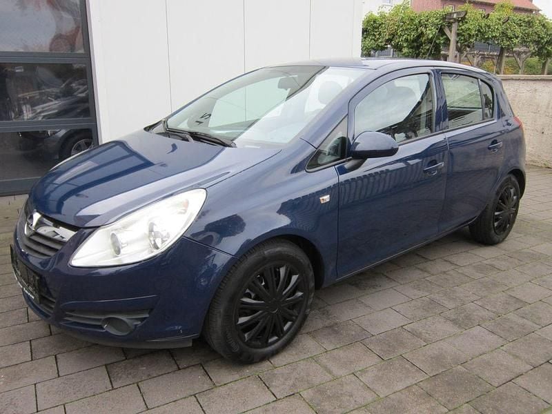 Blau Gebraucht 2009 Opel Corsa Edition Limousine | 1.750 € (Superpreis) - Bild 1/4