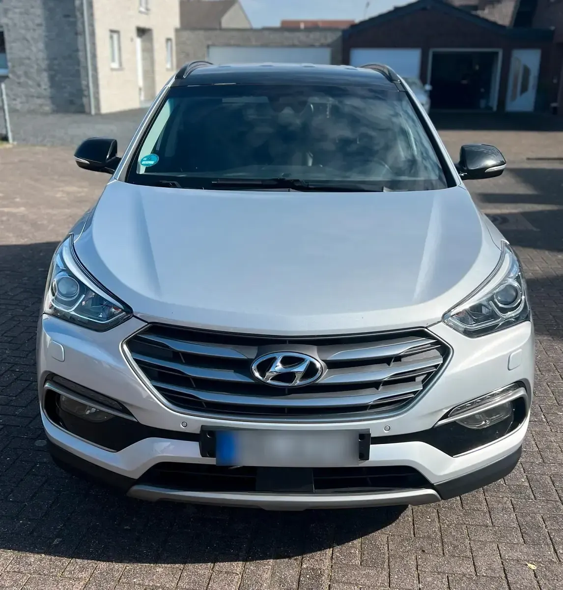 Gebraucht Hyundai Santa Fe 202 PS (148 kW) 2017 Silber SUV