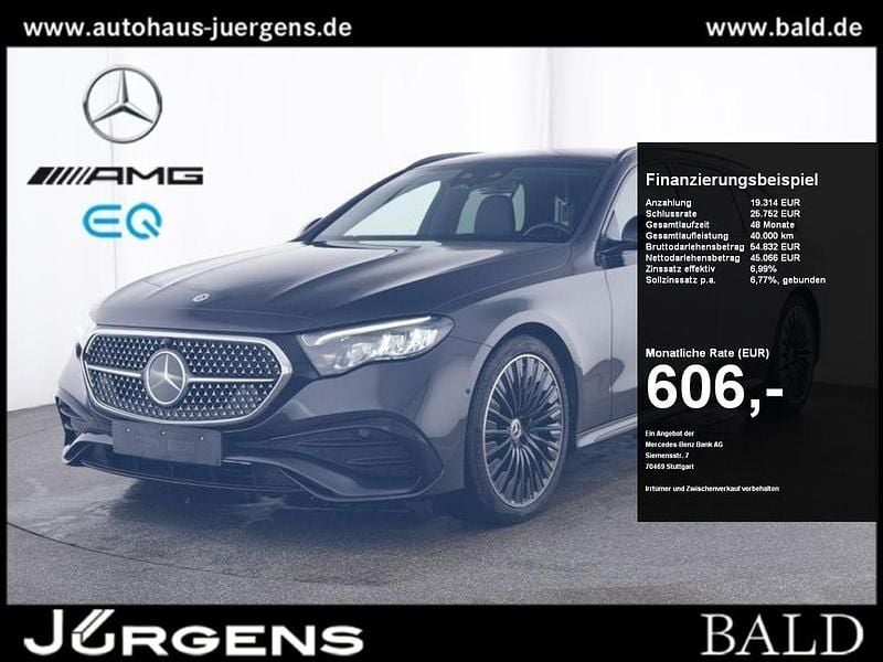 Grau graphitgrau Gebraucht 2024 Mercedes E300 AMG Kombi | 64.220 € (Etwas zu teuer) - Bild 1/4