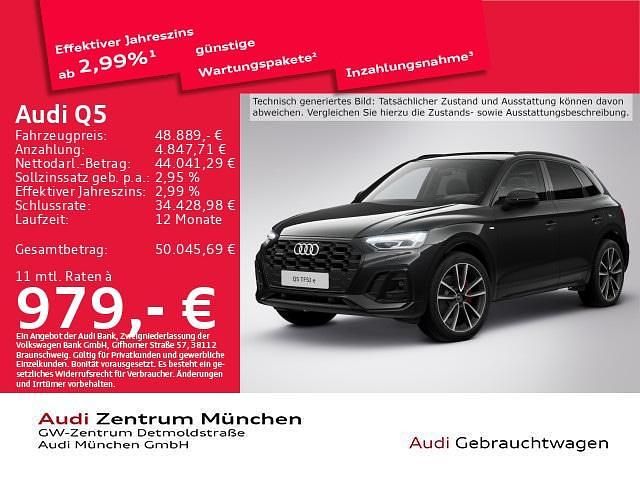 Mythosschwarz metallic Gebraucht 2022 Audi Q5 Ambiente SUV | 48.889 € (Teuer) - Bild 1/2