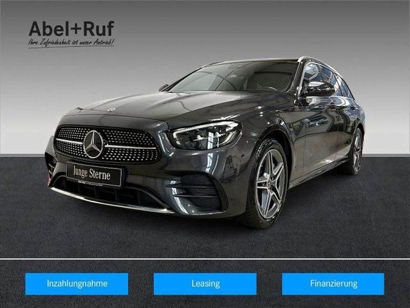 Lack graphitgrau (metallic) Gebraucht 2022 Mercedes E300 AMG Kombi | 38.989 € (Fairer Preis) - Bild 1/4