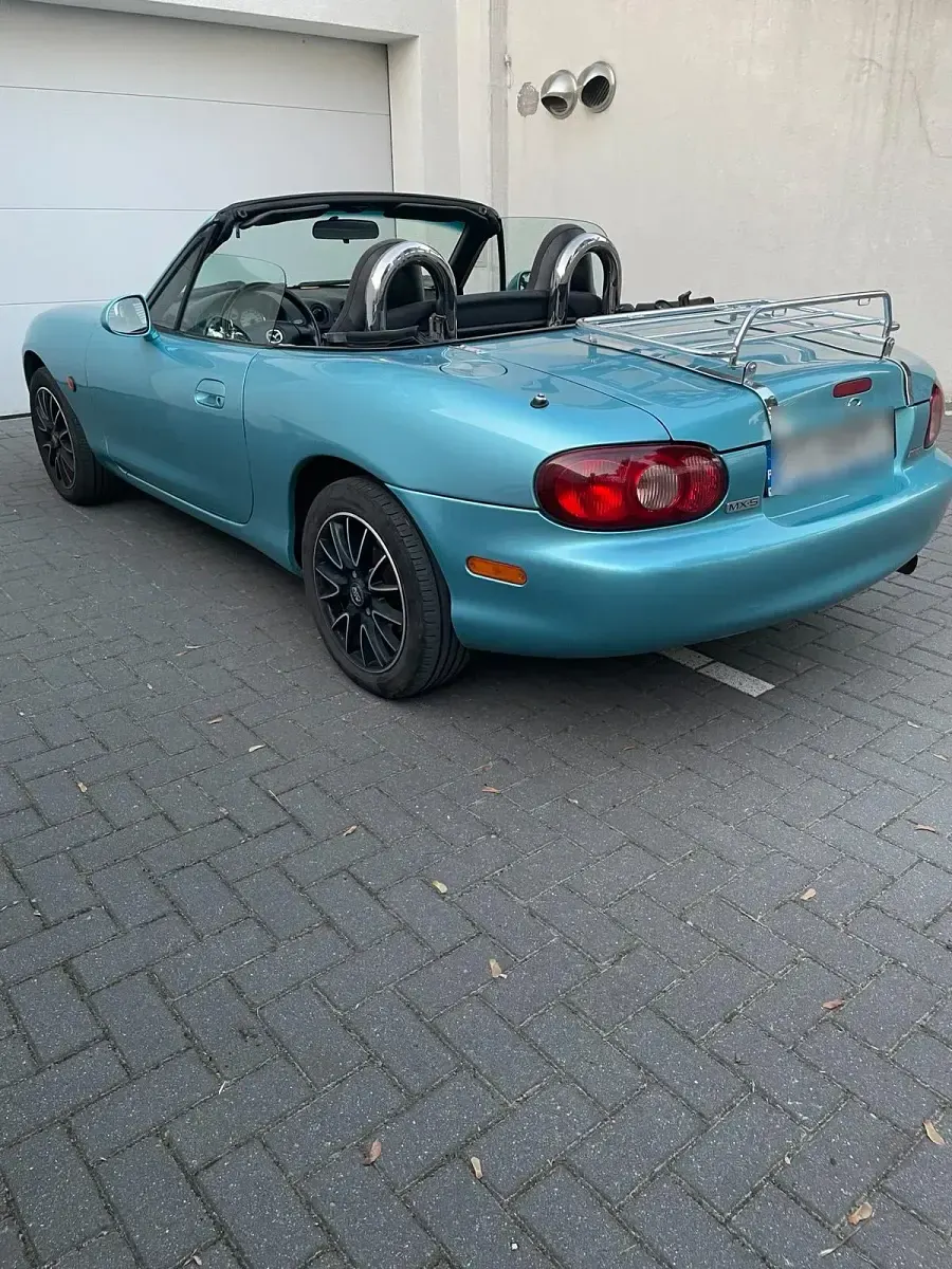 Gebraucht Mazda MX5 110 PS (80 kW) 2001 Blau Cabrio