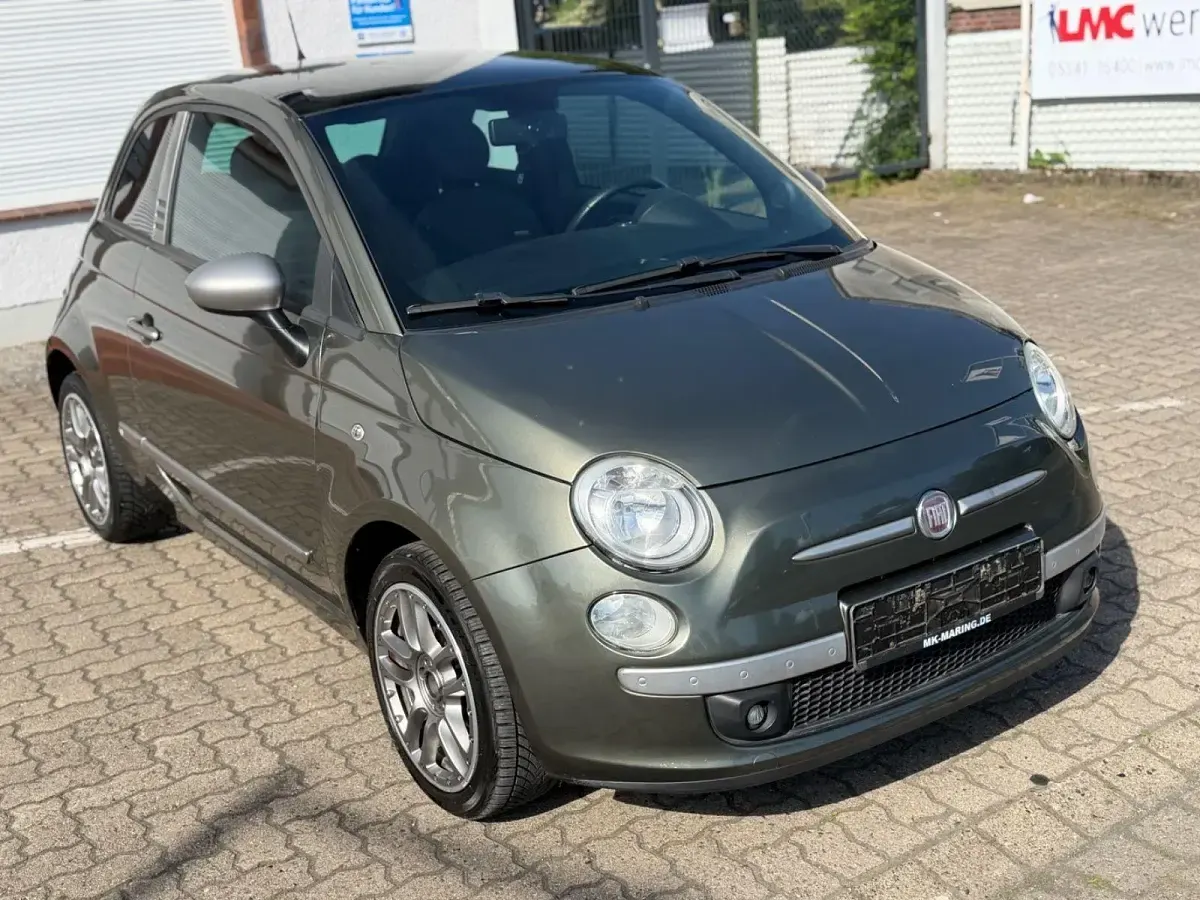 Gebraucht Fiat 500 69 PS (50 kW) 2009 Grün Cabrio