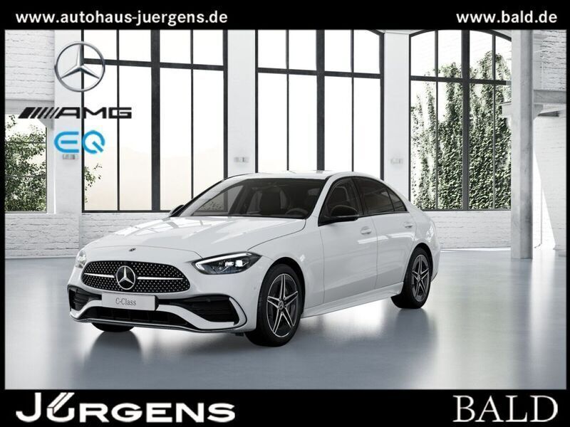 Weiss polarweiss Gebraucht 2025 Mercedes C200 AMG Limousine | 47.860 € (Etwas zu teuer) - Bild 1/4