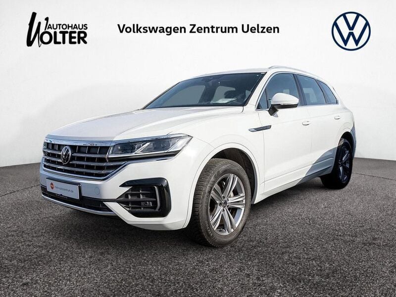 Pure white Gebraucht 2021 VW Touareg R-line SUV | 44.490 € (Guter Preis) - Bild 1/4