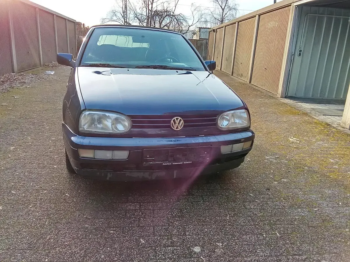 Gebraucht VW Golf Cabriolet 75 PS (55 kW) 1997 Blau Cabrio