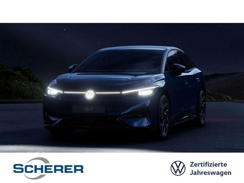 Aquamarinblau metallic schwarz (metallic) Gebraucht 2025 VW ID.7 Pro Limousine | 46.980 € (Teuer) - Bild 1/4